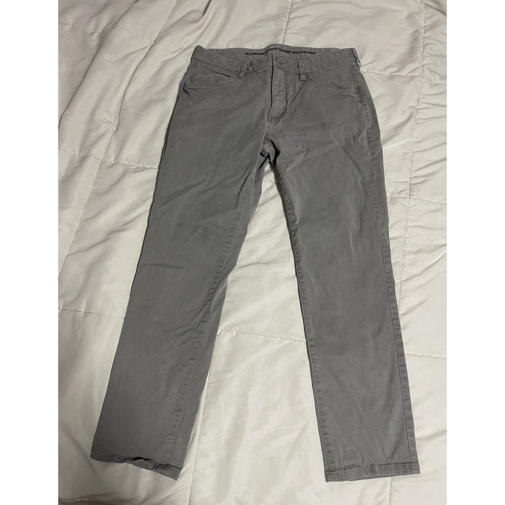 Rhone Commuter Pants Mens 32 Gray Golf Performance‎ Stretch Casual